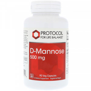 D-Mannose 500mg, 90 veg caps